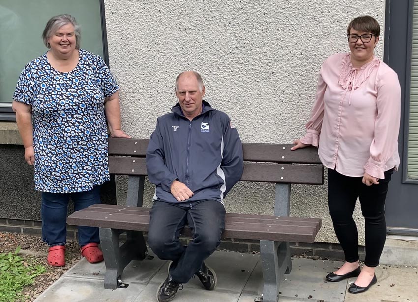 Penicuik chatting bench